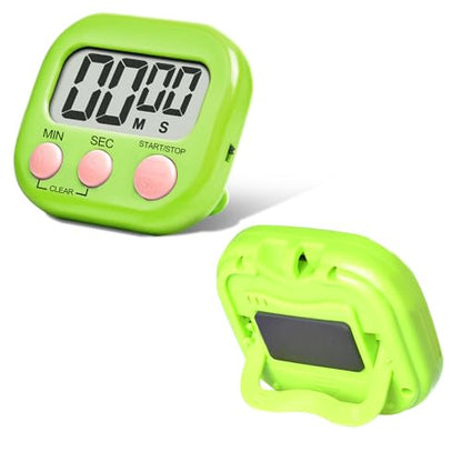 48 Pcs Digital Kitchen Timer Bulk Small Magnetic Backing Stand
