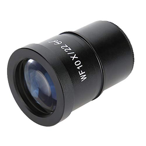 Microscope Eyepiece, WF006G-a WF10X 22mm Wide-Angle Eyepiece Stereo Microscope Ocular Lens 30mm