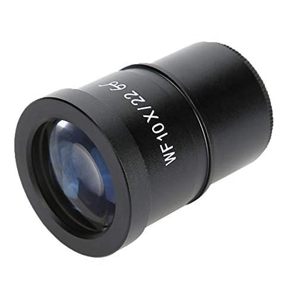 Microscope Eyepiece, WF006G-a WF10X 22mm Wide-Angle Eyepiece Stereo Microscope Ocular Lens 30mm