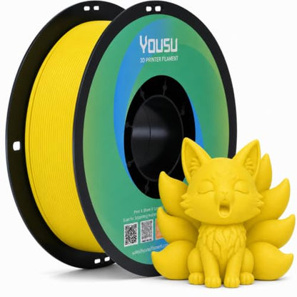 YOUSU Matte PLA Filament 1KG, Sunshine Yellow - color: 10-matte Bisic Yellow, size: Matte PLA