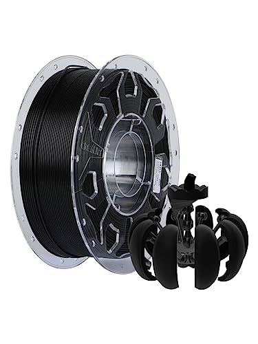 Creality Filament 1.75mm, 3D Printer Filament, 1kg (2.2lbs) Spool, No Warp Enhanced Toughness, Dimensional Accuracy ±0.03mm Printing Filament, for FDM 3D Printers (PLA, PLA - Black) - color: 1kg Black