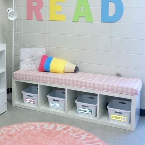 Tinlade 56 Pcs Classroom Reading Corner Label Library, Classic - style: Classic