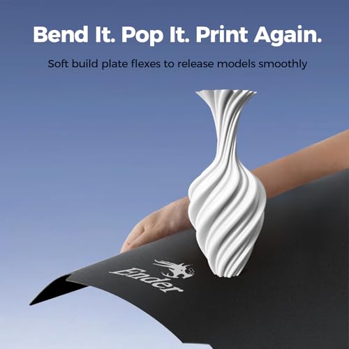 Creality Ender 3 Build Plate 2PCS 235 * 235mm Soft Magnetic 3D Printer Bed PC Coating 3D Printer Mat for Ender 3/Ender3 V2/Ender 3 V3 SE/Ender 3 Pro/Ender 5 Pro - style: Ender 3 Plate 2PCS