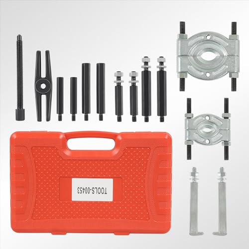 DNA Motoring 14 PCS Bearing Puller Set, 5 Ton Capacity Bearing Separator with 2" and 3" Jaws, Pinion Bearing Puller and Wheel Bearing Removal Tool, TOOLS-00453 - style: 14pcs Bearing Separator Set
