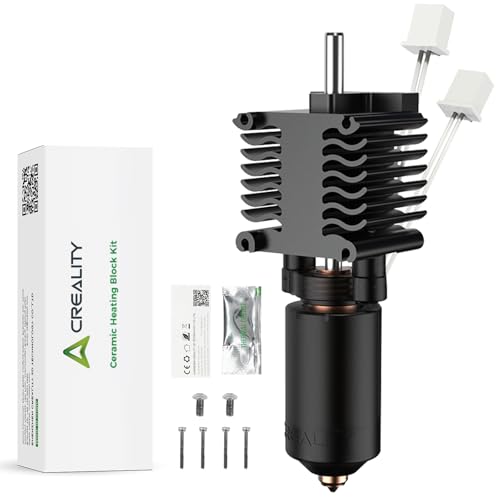 Creality Official Hi Hotend Kit, Upgrades Ceramic Heating Block Kit, Unicorn Quick Swap 3D Printer Nozzle, High Flow Extruder Heater Block, All Metal Integrated Accessories for Creality Hi Combo - style: Hi