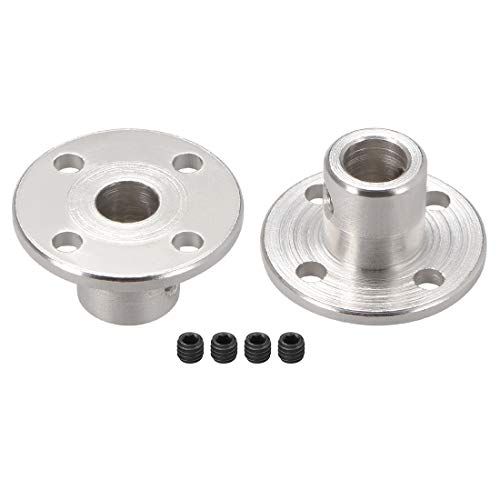 uxcell 6mm ID H12xD10 Rigid Flange Coupling Motor Guide Shaft Coupler - size: 6mm Inner Dia H12*D10