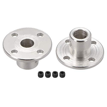 uxcell 6mm ID H12xD10 Rigid Flange Coupling Motor Guide Shaft Coupler - size: 6mm Inner Dia H12*D10