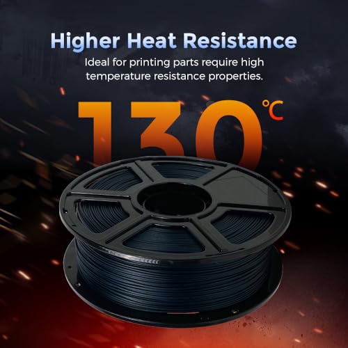 FLASHFORGE Carbon Fiber PETG Filament 1.75mm, Carbon Fiber PETG 3D Printer Filament, 1KG Spool Dimensional Accuracy +/- 0.02mm, Lightweight & Heat-Resistant & Moisture Free (PETG-CF Midnight Blue) - color: Blue, size: PETG CF