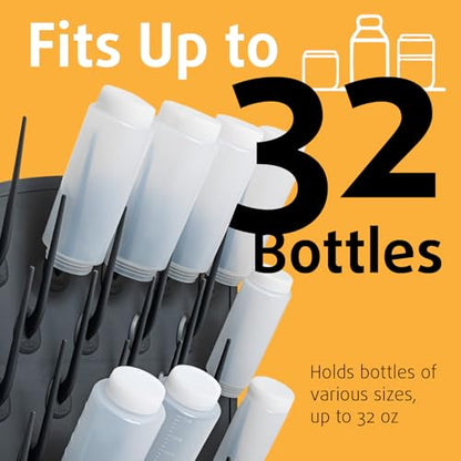 Bottle Drying Rack - Commercial 32-Peg Organizer - size: 32 Pegs