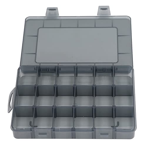 Small Parts Organizer 18 Grids Transparent