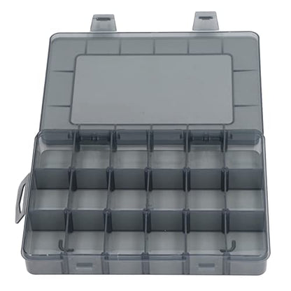 Small Parts Organizer 18 Grids Transparent