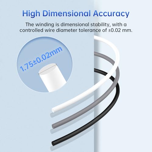 ANYCUBIC PLA Plus (PLA+) 3D Printer Filament 1.75mm, High Toughness 3D Printing Filament, Dimensional Accuracy +/- 0.02mm, Print with Most FDM 3D Printers, 1KG Spool, Black - color: 1kg Pla+ Black