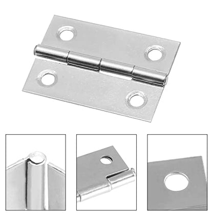 Piutouyar 6Pack 2 Inch Butt Hinge 304 Stainless Steel Mini Hinges - size: 2 Inch