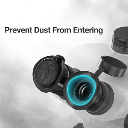 2Pcs Microscope Eyepiece Eyeshields,Eye Cover Guards,Binocular Microscope Eyepiece Eye Cups, Microscope Eyepieces Dust Cover for 32-36mm Inner Diameter Stereo Microscopes,Black