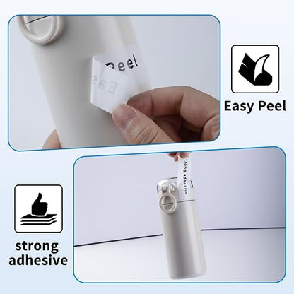 [1x2400 pcs] Phomemo 3 x 1 inch (76mm*25mm) Thermal Transfer Polypropylene Labels for Barcodes, Address, Compatible with Thermal Transfer Desktop Printers, 1 in Core 1 Rolls (White) - size: 3" x 1"