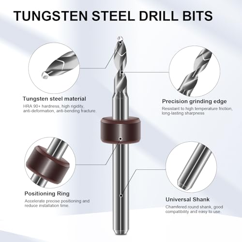 Precision Pin Vise Hand Drill Manual, 26PCS Micro Drill Bit Set - color: Red