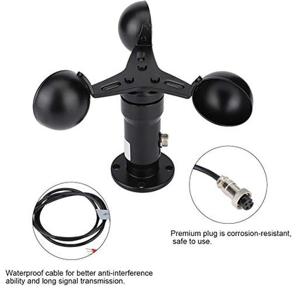 Anemometer Wind Cup 0-10V 3 Cups Wind Speed Sensor Air Flowing Cup