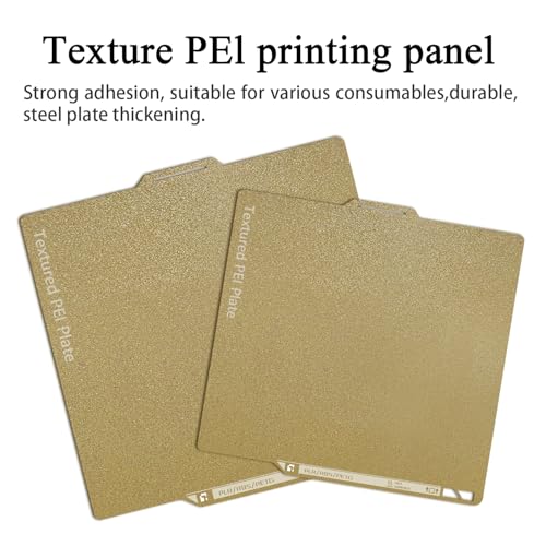 P2S Textured Build Plate with QR Code for P2S/X2D/P1S/P1P/A1/X1C - color: Gold-QR