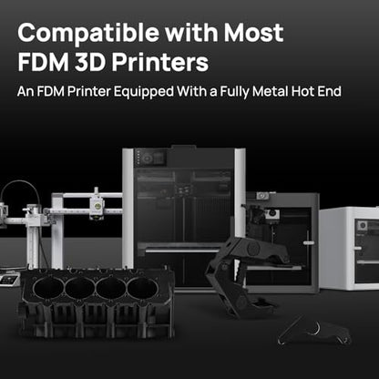 Siraya Tech Fibreheart ABS HT HF 3D Printer Filament, Black, 1kg - color: Abs Ht Hf Black
