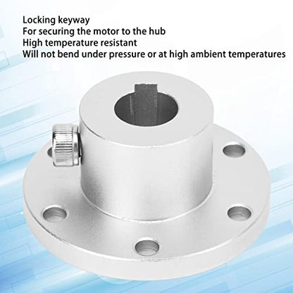 RC Flange Shaft Coupling, Transfer Coupler Aluminum Alloy High Strength 0.55in for RC Car Motor and Gearbox