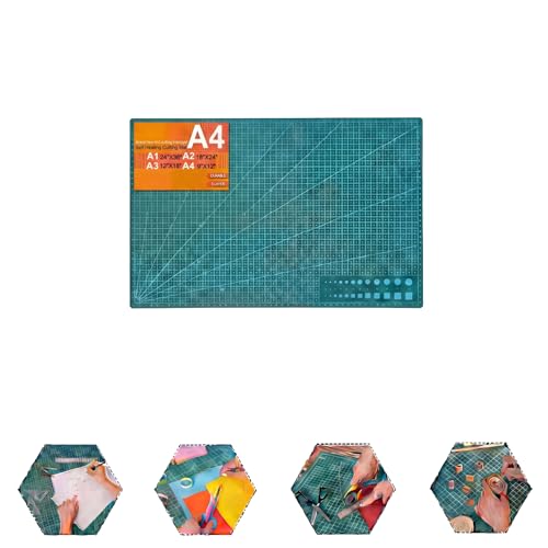 THMINS Self-Healing Sewing Mat, 9"12", Green Cutting Mat,A4 - size: 9"×12"