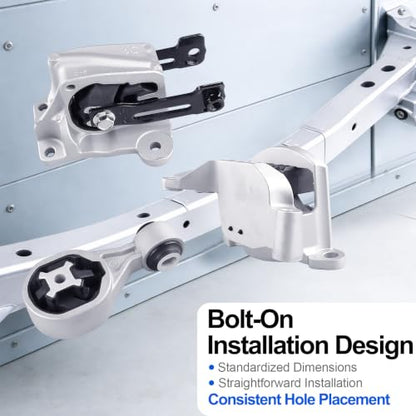3PCS Engine Motor Mount Set Compatible with Altima 2019-2024 2.5L - size: Altima 2.5L 19-24 3PC