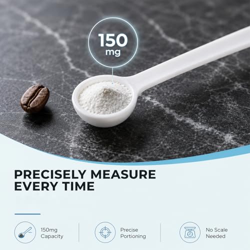 Mini Measuring Spoons 0.15ml/0.25ml, 20 Pack, Long Handle for Powders