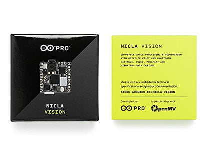 Arduino Nicla Vision [ABX00051] - Compact Vision AI Board with 5MP Camera, Edge AI Processing, and Integrated Connectivity for IoT & Machine Learning Applications