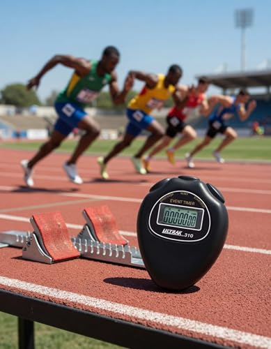ULTRAK 310 Digital Stopwatch Timer Clear Display Lightweight Coaches PE