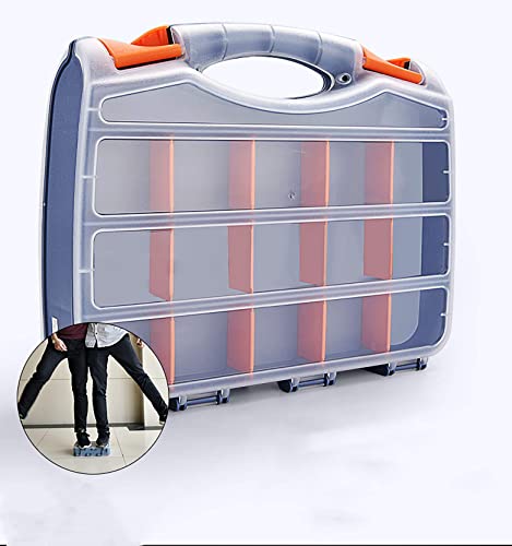 Double Sided Small Parts Organizer Box, 30 Adjustable Compartments - size: Mini Plastic Organizer