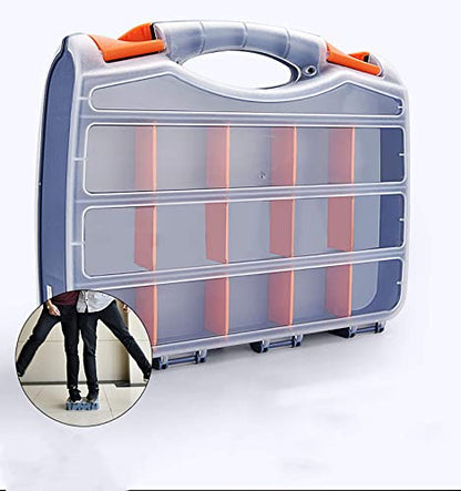 Double Sided Small Parts Organizer Box, 30 Adjustable Compartments - size: Mini Plastic Organizer