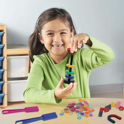 SAYAYA 122 PCS Magnetic Science Kit for Kids - Magnetic Balls, Bingo Wands with Chips, STEM Learning Set Magnet Toys for Classroom, Back to School Supplies, Educational Activities Gift for Boys Girls - size: 122 PCS