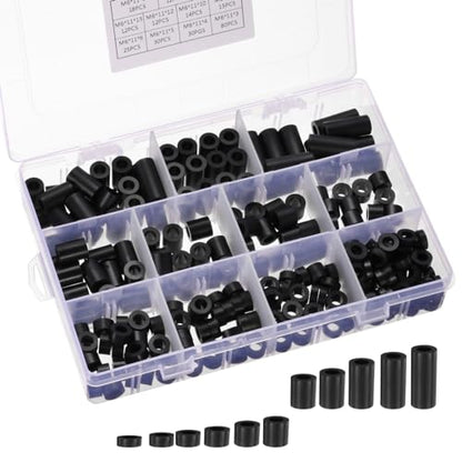 PATIKIL M6 Nylon Spacers 6mm ID x 11mm OD Round