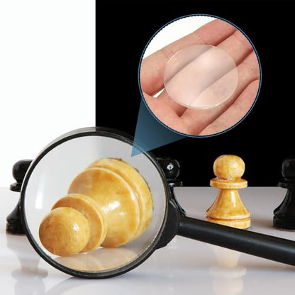 PATIKIL 24 Pack Biconvex Lens, 20.6mm Dia. 106mm Focal Length Optical Lenses Magnifier Paperweight Acrylic Double Convex for DIY Office Desk Home Science Experiment Telescope - size: 20.6mm Dia. 106mm Focal Length