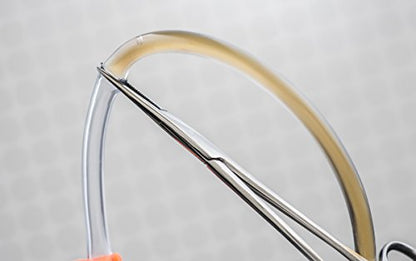 SE 5-Inch Stainless Steel Straight Forceps - Self-Locking, Serrated Tip for Precision Grip and Clamping - Perfect for Crafting, Fishing Tasks, Jewelry Making, and More! -650FS - size: 5", style: Straight