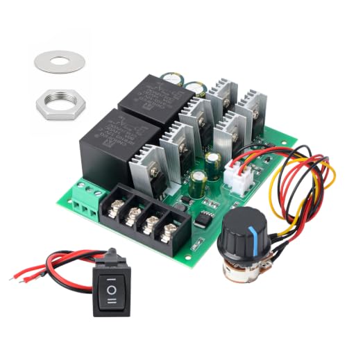 PWM Speed Controller Adjustable Driver Switch Low Voltage DC, 40A - color: 1Pack-40A, size: 12-48V