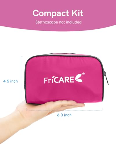 FriCARE Pink Manual Blood Pressure Cuff for Nurses/Nursing/Medical Students - color: Hot Pink