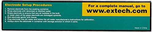 Extech 601500 Standard pH Electrode, 12 by 160mm, 0-14 pH - style: 601500