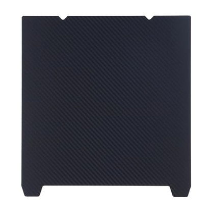 BORDSTRACT Double-Sided Build Plate, PET Carbon Fiber + PEI Spray Texture Spring Steel 235x235mm Without Soft Magnetic Base, Printing Hot Bed Platform with Grooves for K1/S1 3D Printers - style: PEI spray + PET carbon fiber 235*235mm