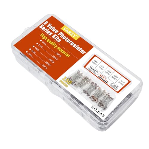 5Values 150pcs Photoresistor Kits 5516 5537 5528 5539 5549 LDR Resistor