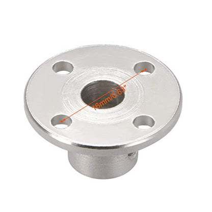 uxcell 6mm ID H12xD10 Rigid Flange Coupling Motor Guide Shaft Coupler - size: 6mm Inner Dia H12*D10