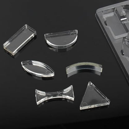 6Pcs Physics Optics Lens Set for Exploring Optical Phenomena, Physics Optics Experiment Set for Teachers and Students Teacher