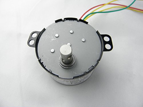 CHANCS 50KTYZ AC 110V 10/12RPM Synchronous Electric Motor 6W Gear Motor Low Noise Slow Speed Reducer Motor for Barbecue Motor - style: 10/12RPM