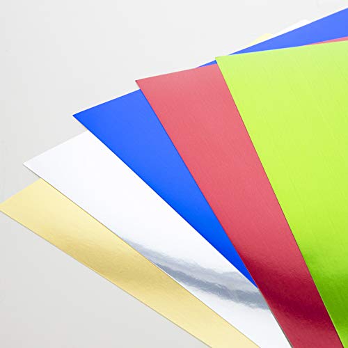 BAZIC Products Metallic Poster Board, 11 x 14 in, 5 Ct, 48-Case - size: 48-Pack