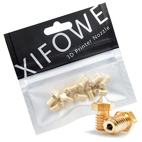 Nozzles 10 pcs 0.4mm 3D Printer Extruders Brass Nozzles - size: V5/V6 Brass, style: Part: 0.4 Nozzles
