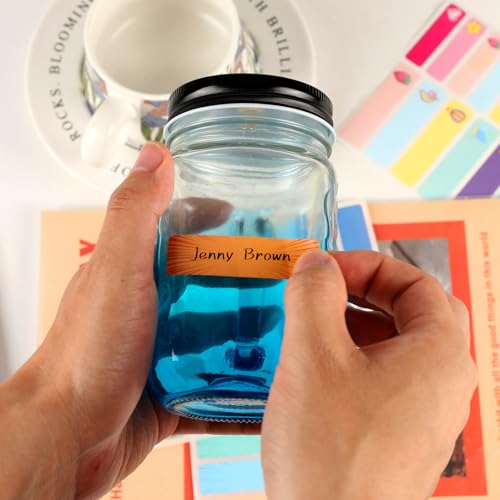 Waterproof Removable Labels Name Stickers - 360Pcs Handwrite Labels for Water Bottles,Kids School Supplies,Camp Gears Daycare and Storage Bins - color: Comic