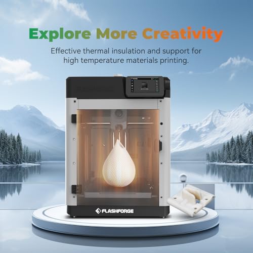 FLASHFORGE 3D Printer AD5M Enclosure, Create Your Style, Dustproof and Constant Temperature Protective Cover, Explore ABS/ASA/PC Filaments and Reduce Printing Noise