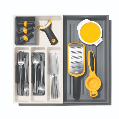 OXO Good Grips Kitchen Drawer, Expandable Utensil Organizer - size: Expandable (Pack of 1), style: Utensil Organizer