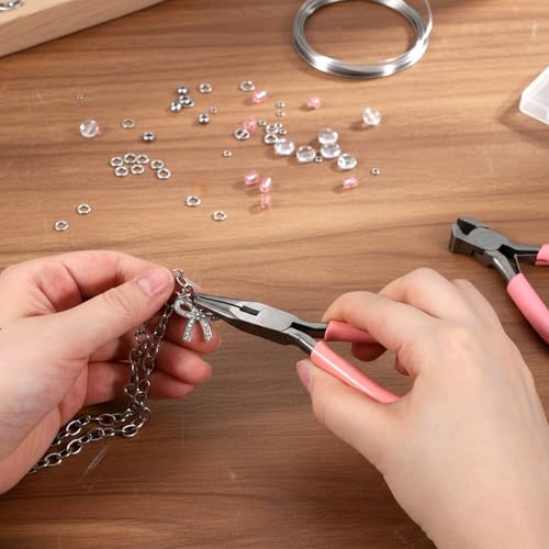Zipper Repair Kit Tool, 2 Pack Zipper Pliers, Zippers Install Pliers, Needle-Nose Plier and End-Cutting Plier for Zippers Replacement, Fix, DIY Jewelry and Home Maintenance