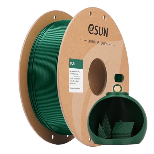 eSUN PLA+ Filament 1.75mm 1KG Pine Green,3D Printer Filament - color: 1kg-pine Green